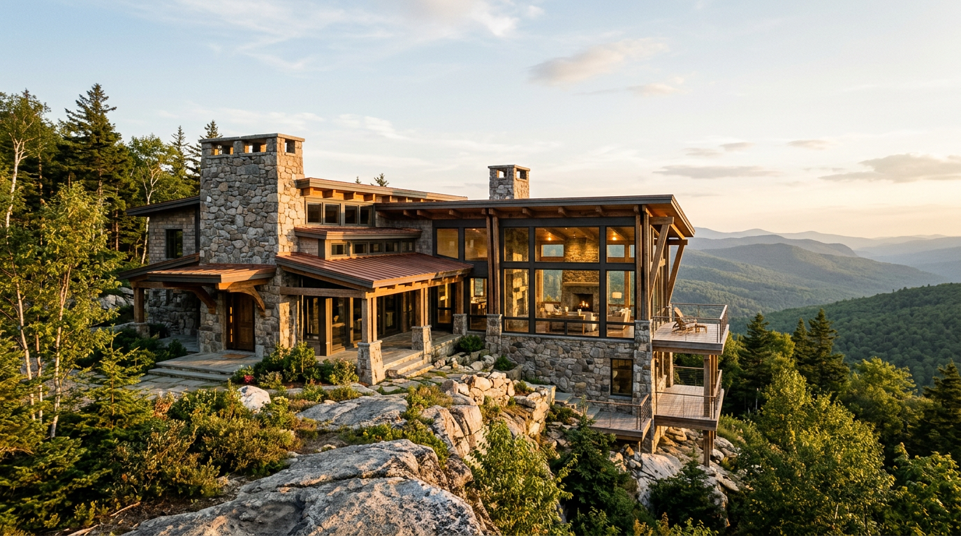 The Ridge House — mountain estate